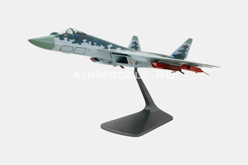 Су-57 с ракетами С-71 (масштаб 1:48), в пиксельном камуфляже — фото 2