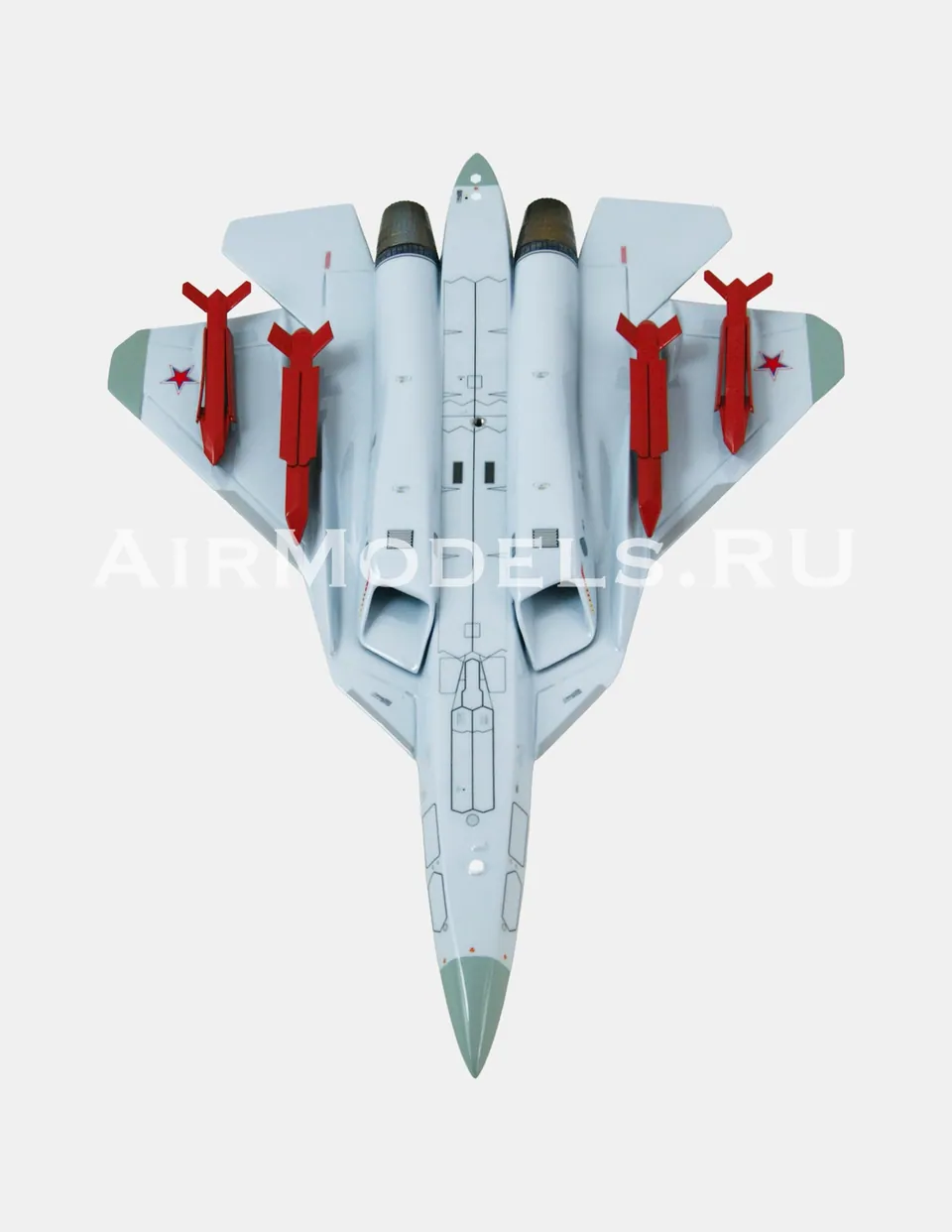 Су-57 с ракетами С-71 (масштаб 1:48), в пиксельном камуфляже — фото 5