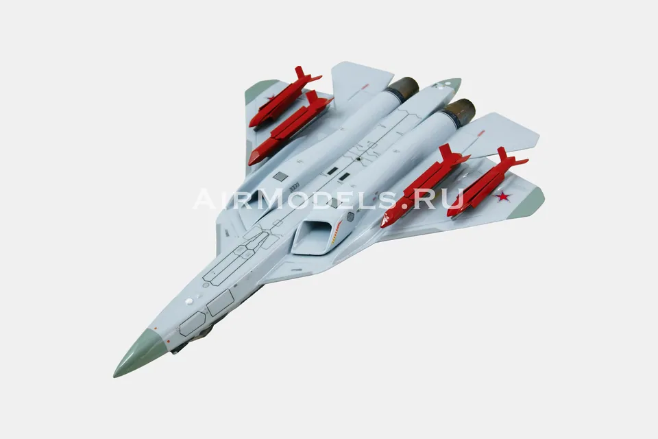 Су-57 с ракетами С-71 (масштаб 1:48), в пиксельном камуфляже — фото 6