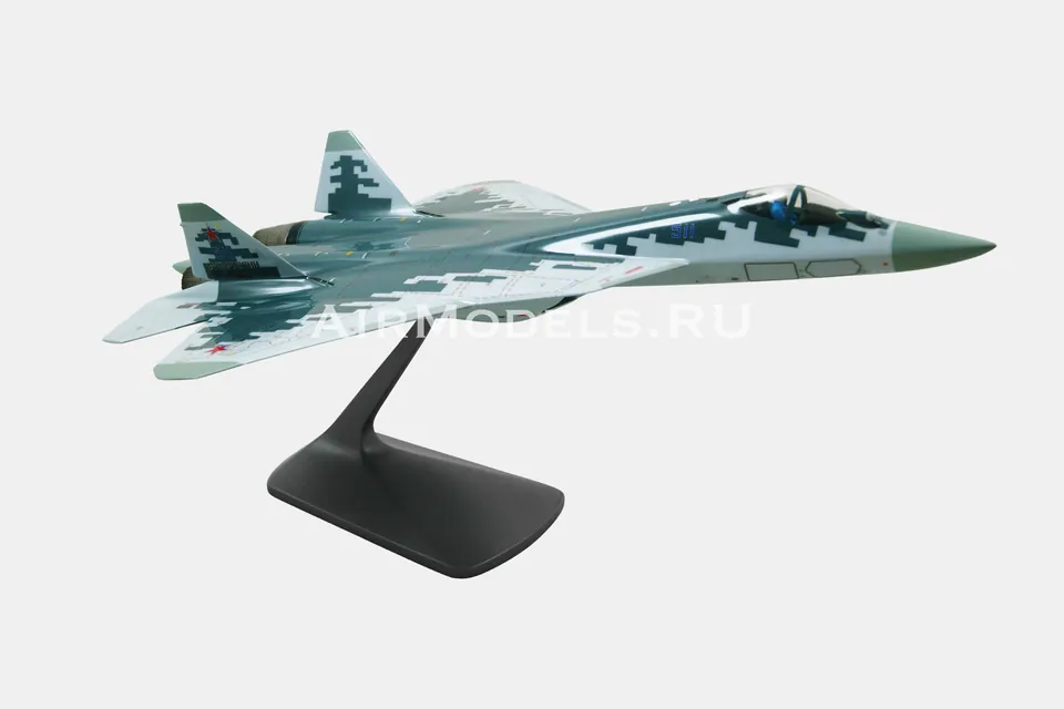 Су-57 с ракетами С-71 (масштаб 1:48), в пиксельном камуфляже — фото 14