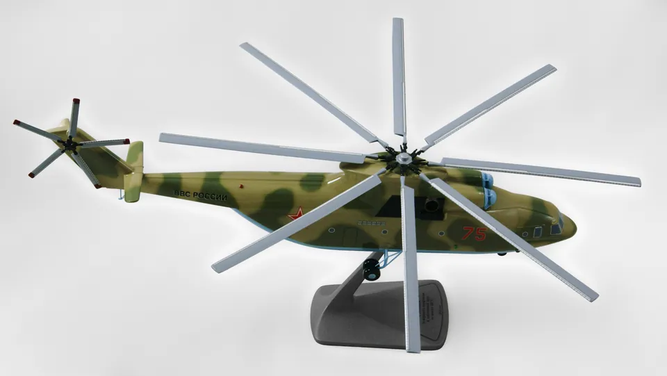 Модель вертолета Ми-26 (Масштаб 1:72, окраска ВКС России) — фото 11