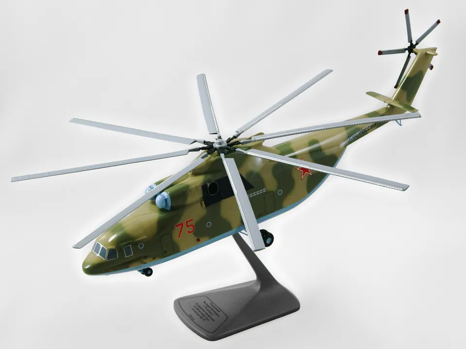 Модель вертолета Ми-26 (Масштаб 1:72, окраска ВКС России) — фото 14