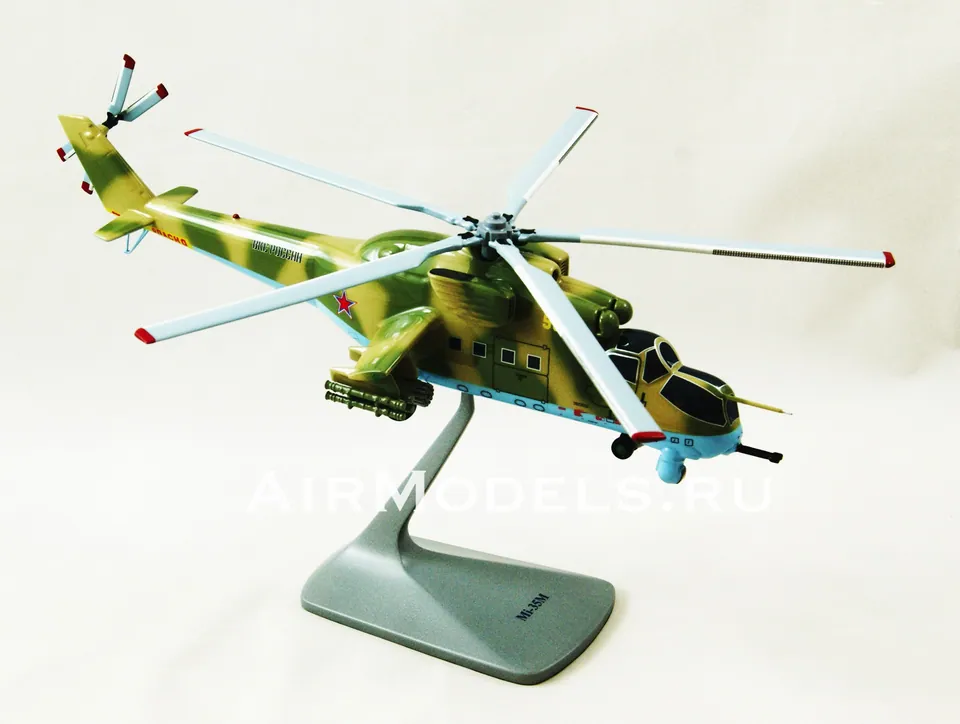 Модель вертолета Ми-35М (Масштаб 1:48, в камуфляжной окраске) — фото 9