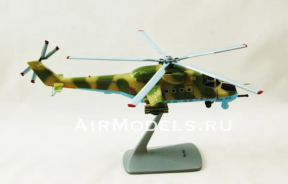 Модель вертолета Ми-35М (Масштаб 1:48, в камуфляжной окраске) — фото 11