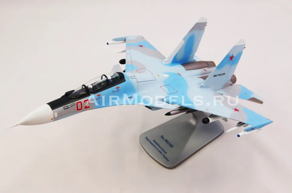 Модель самолета Су-30СМ в масштабе 1:48. — фото 3