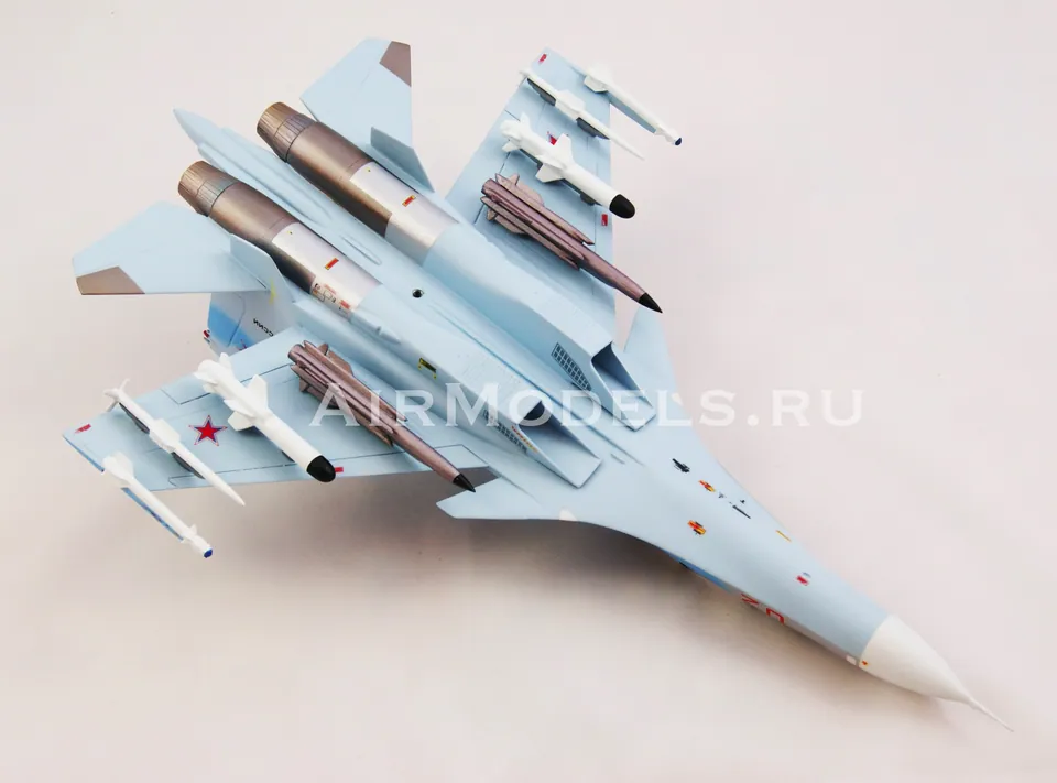 Модель самолета Су-30СМ в масштабе 1:48. — фото 4