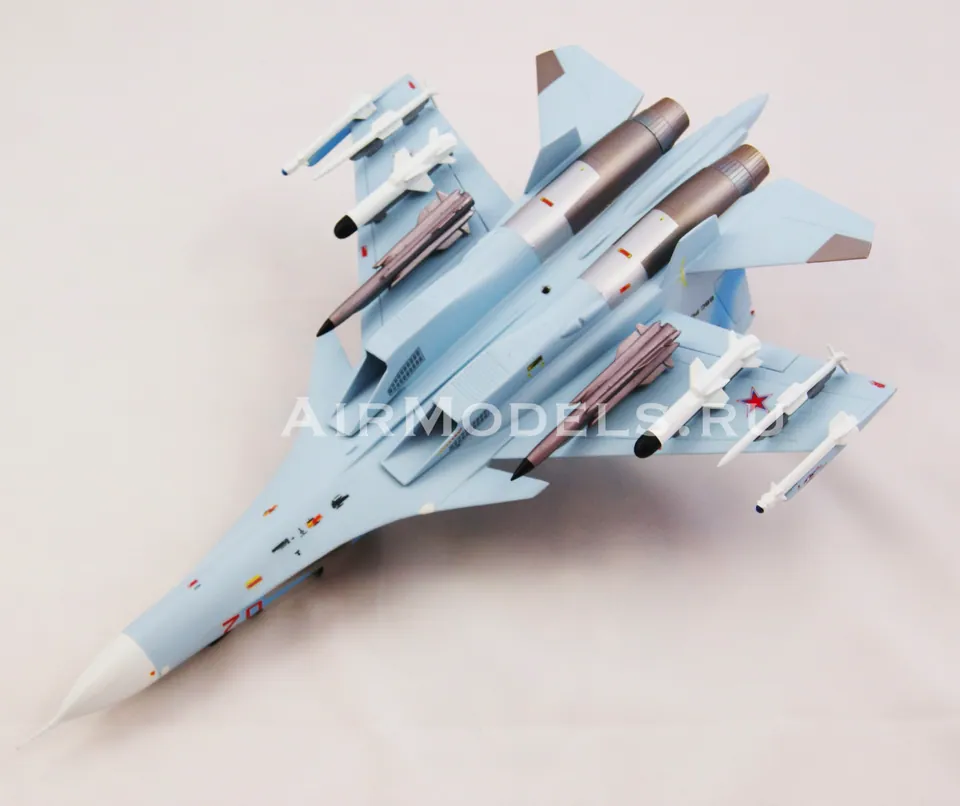 Модель самолета Су-30СМ в масштабе 1:48. — фото 6