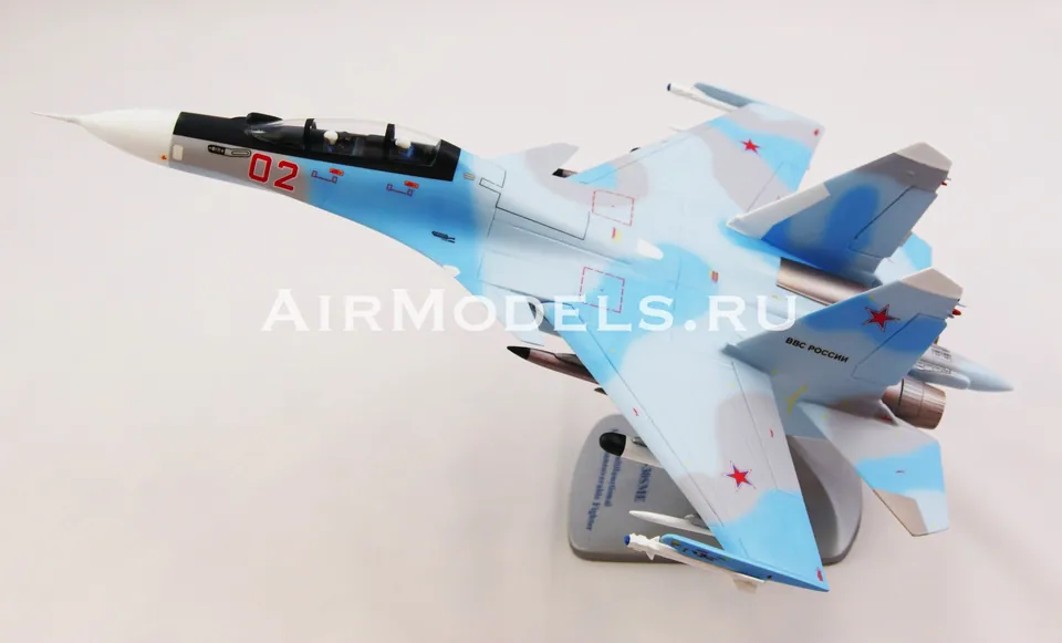 Модель самолета Су-30СМ в масштабе 1:48. — фото 7