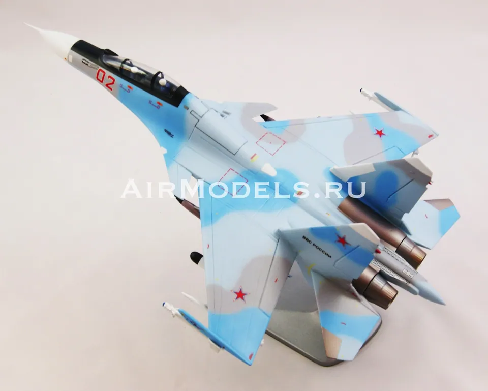 Модель самолета Су-30СМ в масштабе 1:48. — фото 8