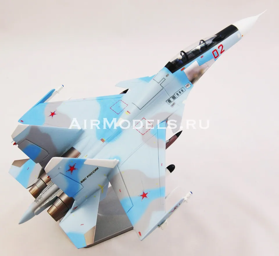 Модель самолета Су-30СМ в масштабе 1:48. — фото 9