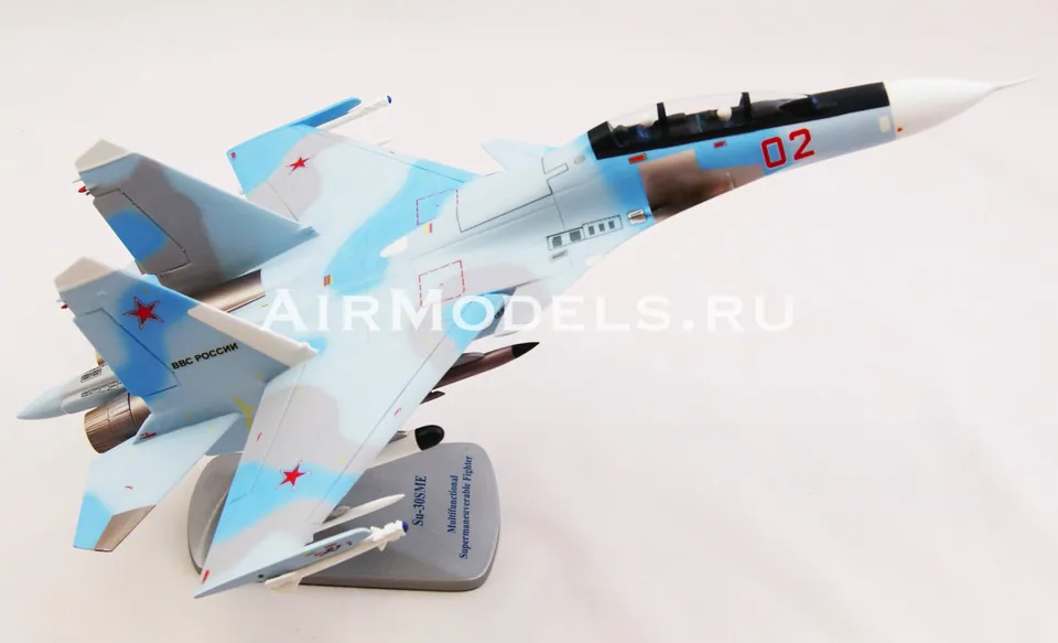 Модель самолета Су-30СМ в масштабе 1:48. — фото 10